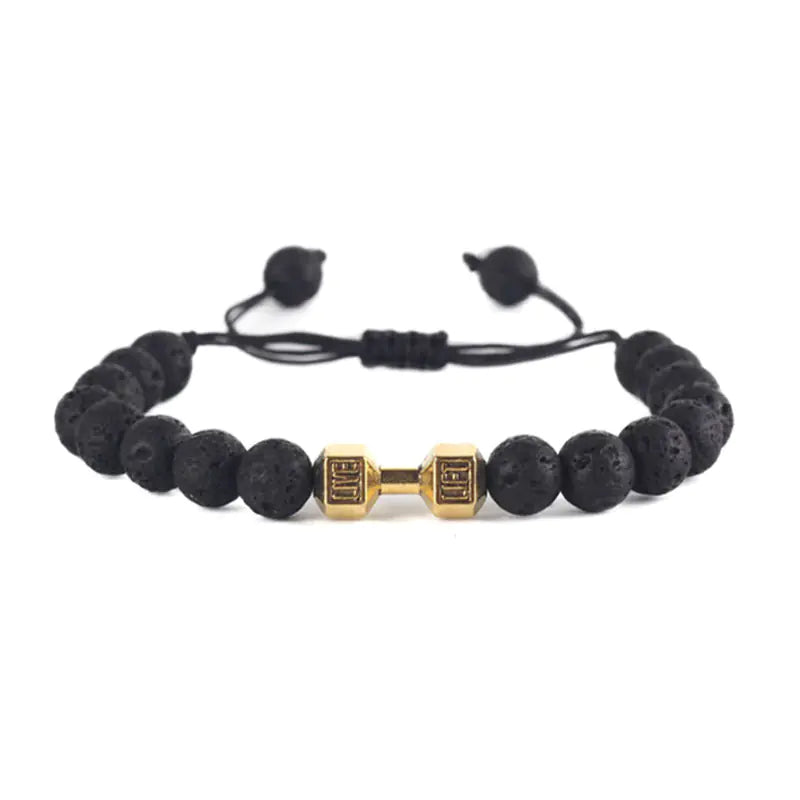 Dumbbell Bracelet Adjustable Hand-woven